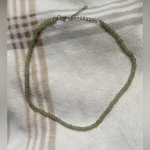 Chic Green Beaded Necklace